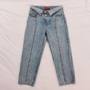 Signature8 Fold Over Boyfriend Jeans
